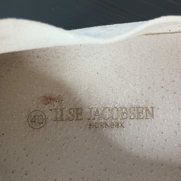 Ilse Jacobsen Tulip Sneakers 40 Womens US 9 White Sugar Paisley Purple Preppy - Picture 7 of 9